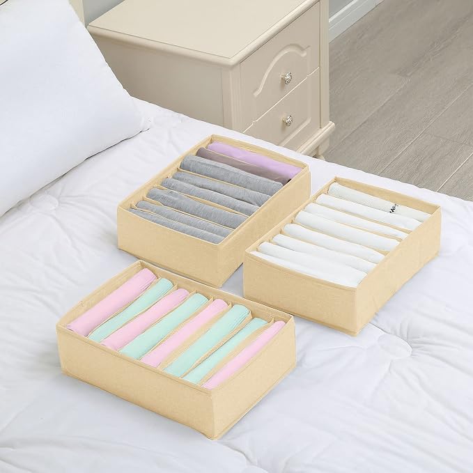 Qozary 4 Pack Drawer Organizers - Image 5