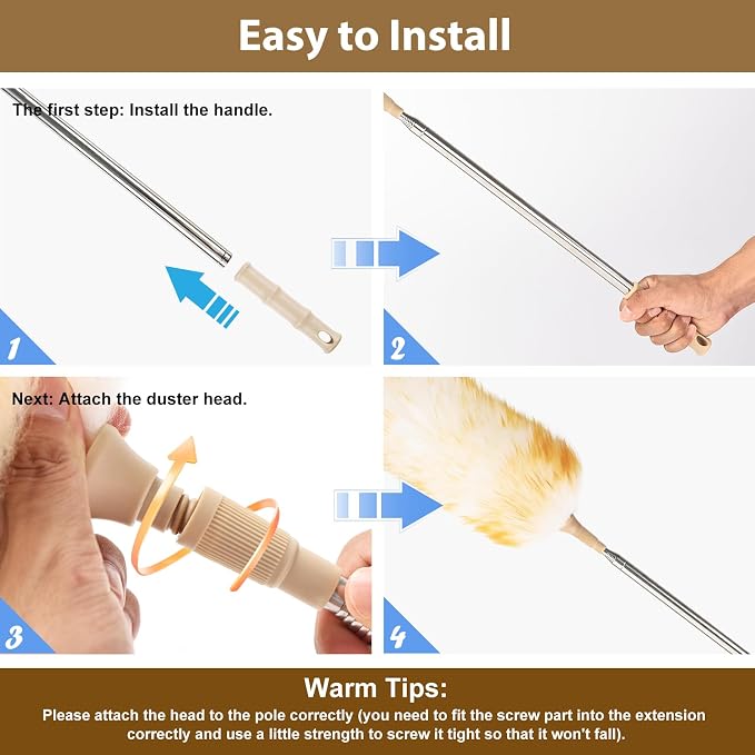 Extendable Cleaning Duster 94 Inch - Image 7