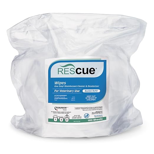 REScue One-Step Disinfectant Cleaner & Deodorizer Wipes by REScue