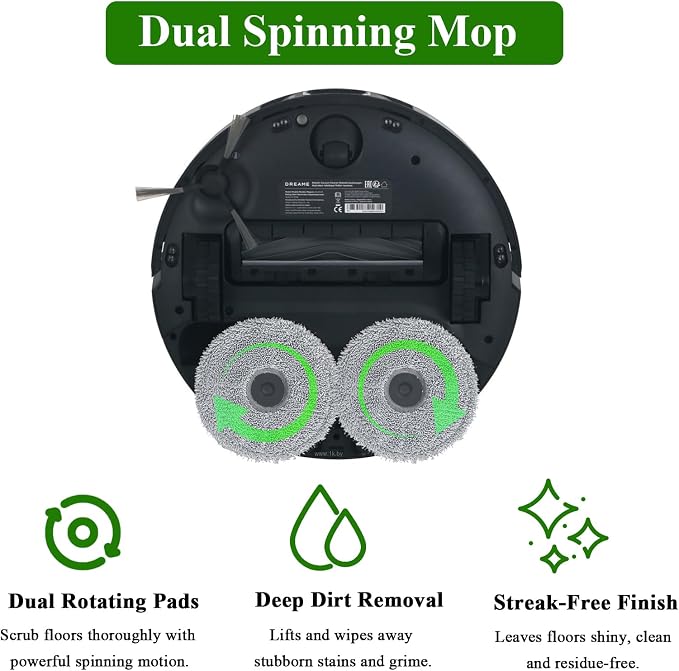 10 Pack Mop Pads for Dreame X40 Ultra/X40 Master/L40 Ultra/L10s Plus/L10s Pro - Image 4