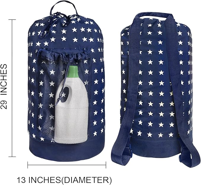 Dalykate Backpack Laundry Bag, Laundry Backpack - Image 2