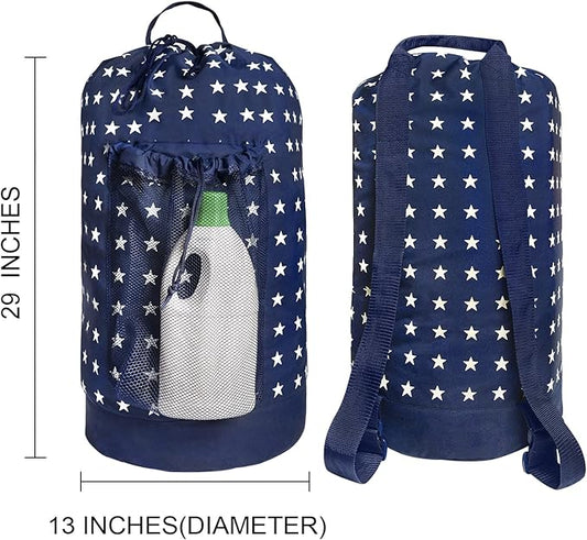 Dalykate Backpack Laundry Bag, Laundry Backpack - Image 2