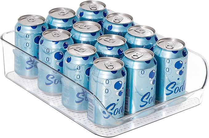Ettori 2 Pack Water Bottle Organizer Refrigerator Organizer Bins and Clear - Image 4