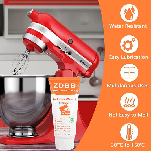 Food Grade Grease Lubricant for Kitchenaid Mixer NSF H1 Food Service Equipment - Image 2
