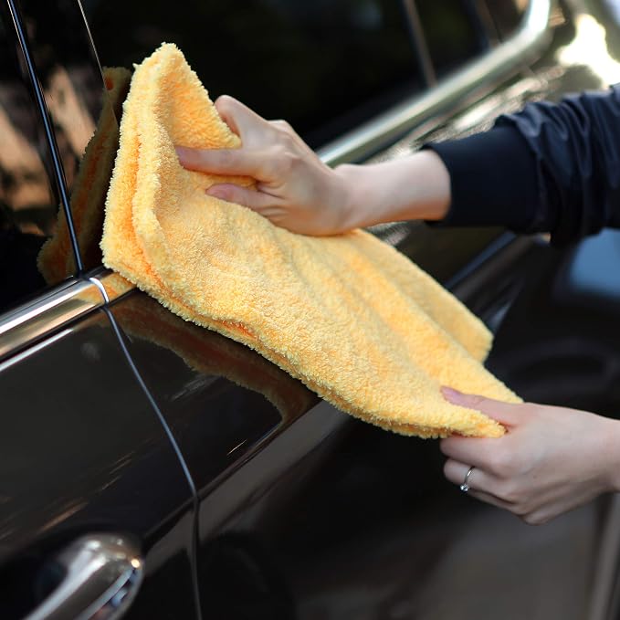 CARCAREZ Microfiber Towels for Cars, Car Drying Wash Detailing Towel - Image 6