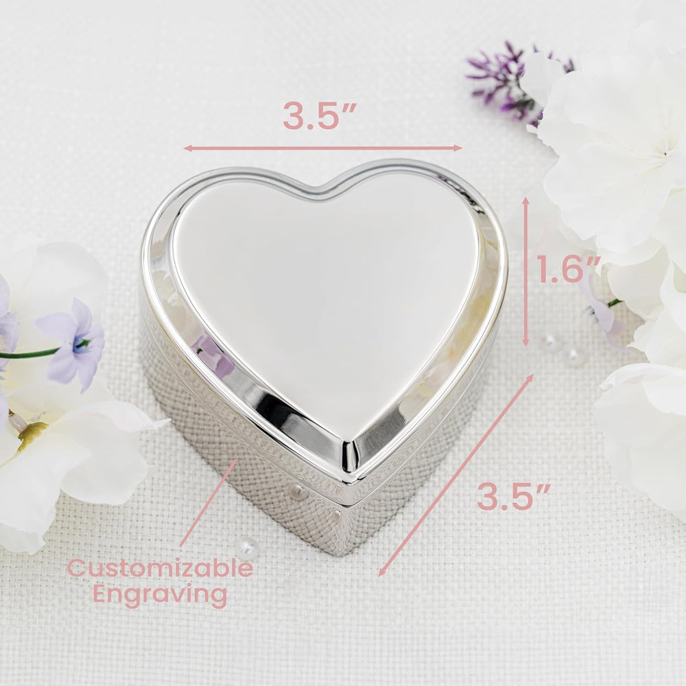 Cherished Moments Personalized Heart Jewelry Box with Name