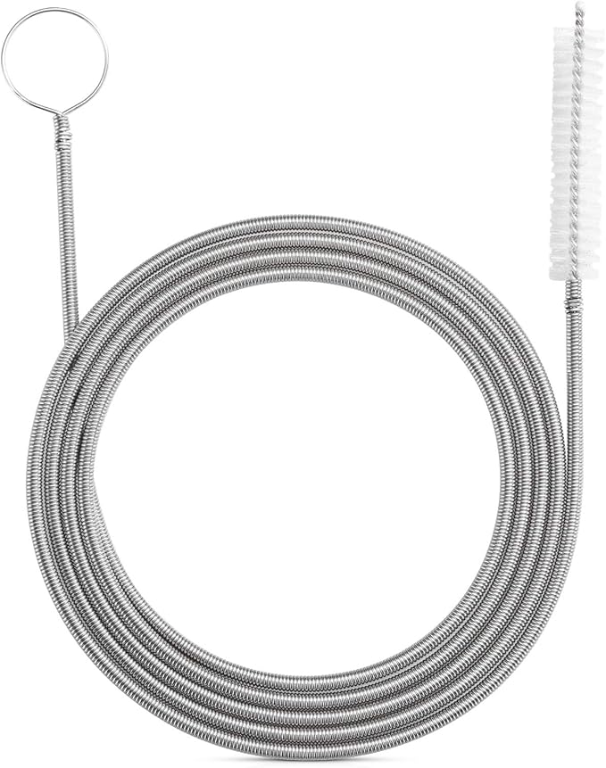 Long Drain Brush Flexible Feeding Tube Brush Slim Cleaning Brush Hose Pipe Brush by RayTour