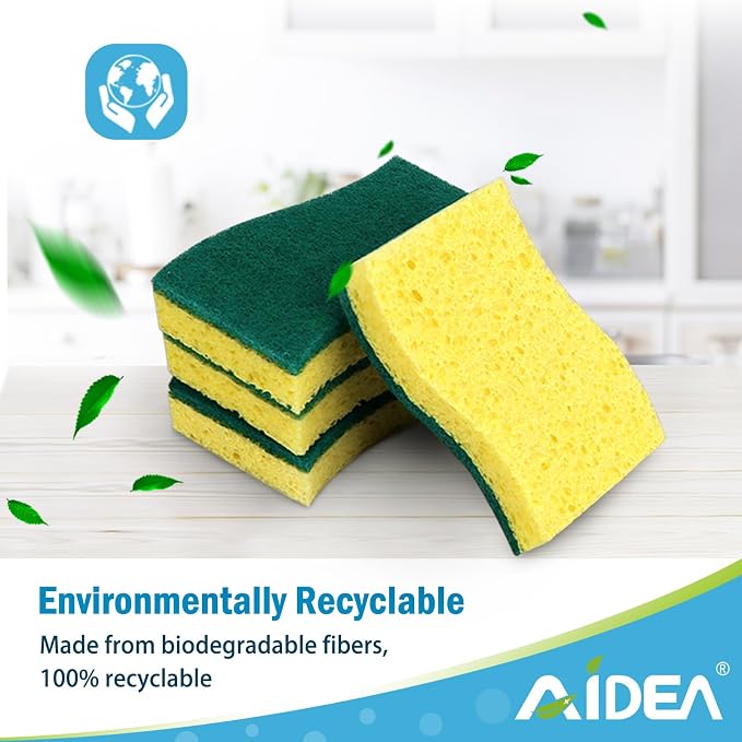 AIDEA Sponges Heavy Duty-12Count, Sponges Kitchen, Sponge - Image 7