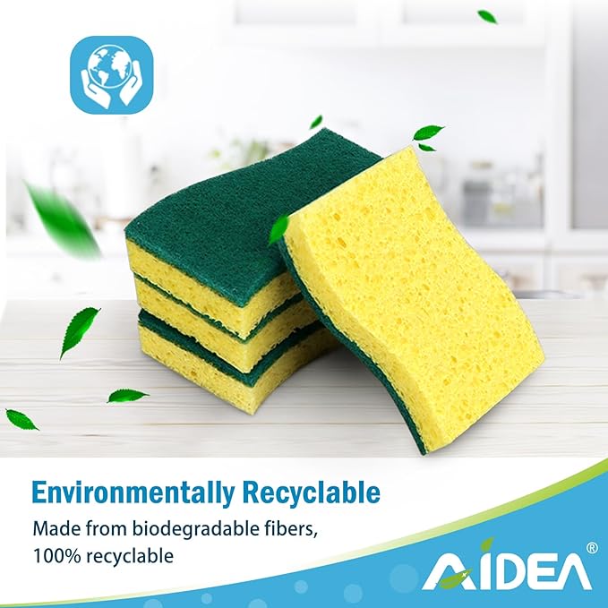 AIDEA Sponges Kitchen, Heavy Duty Scrub Sponge, Sponges - Image 7