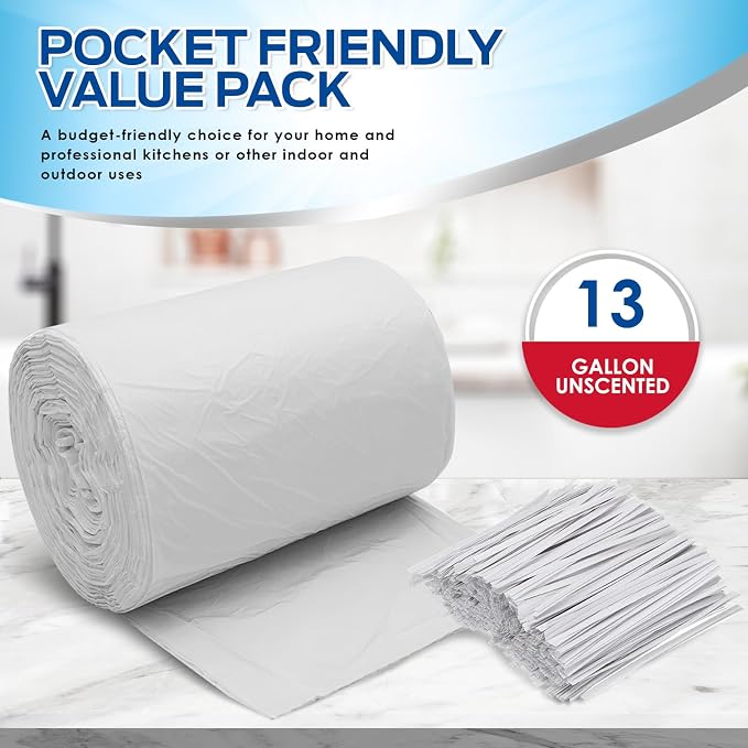 PAMI 13-Gallon Tall Garbage Bags - Image 2