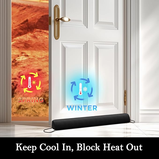 Sunolga 38" Door Draft Stopper Blocks Hot and Cold Air - Image 5