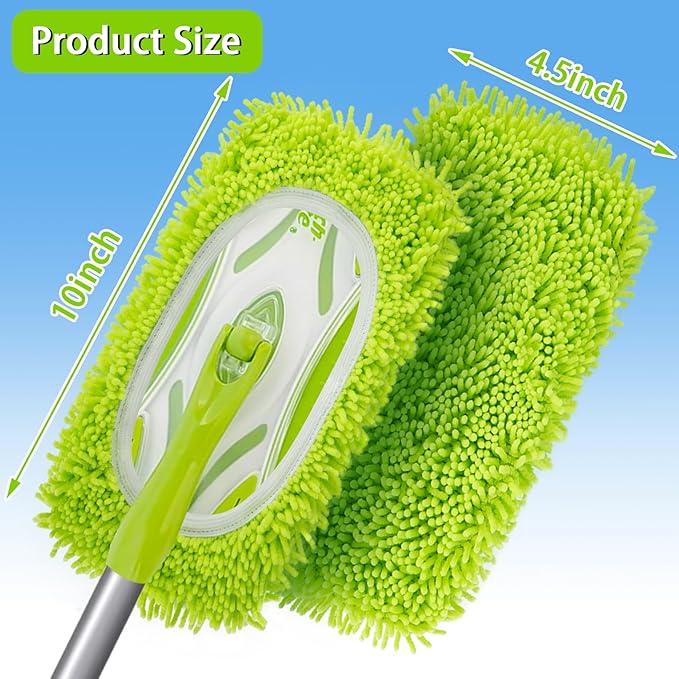 Reusable Dry Sweeping Cloths Microfiber Wet Mop Pads Compatible - Image 2