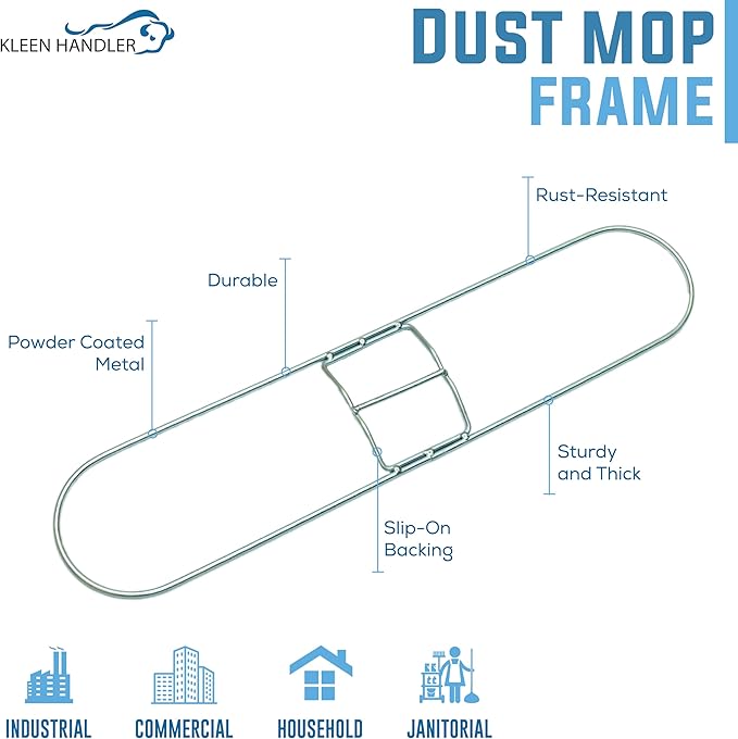 Kleen Handler 24 Inch Commercial Dust Mop Frame - Image 2