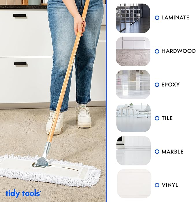 Commercial Dust Mop & Floor Sweeper, 36 in. Dust Mop - Image 6