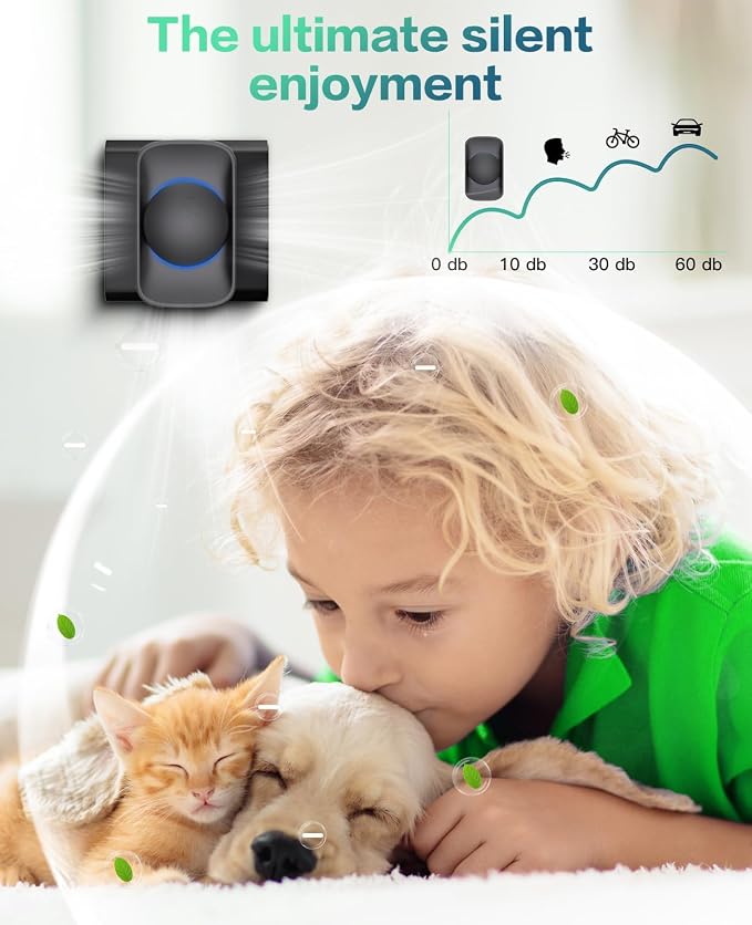 Air Ionizers for Home, Negative Ion Generator, Quiet Air Freshener for Bedroom - Image 4