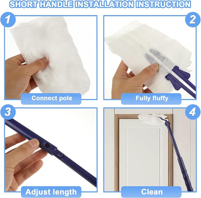 JMIATRY 100PCS Disposable Duster Refills - Image 8