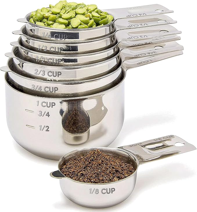 Simply Gourmet Measuring Cups Set of 7, 304 Premium Stainless Steel, Kitchen by SimplyGourmet