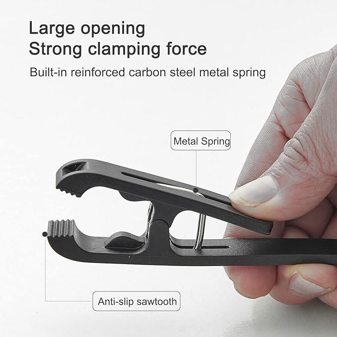 Large Clothes Pins Towel Clips, Strong Plastic Clothes Hanger. S Hook - Image 5