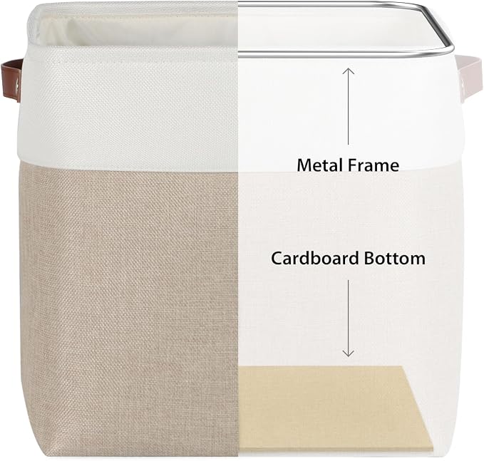 Univivi 4 PC 13 Inch Cube Storage Baskets - Image 3