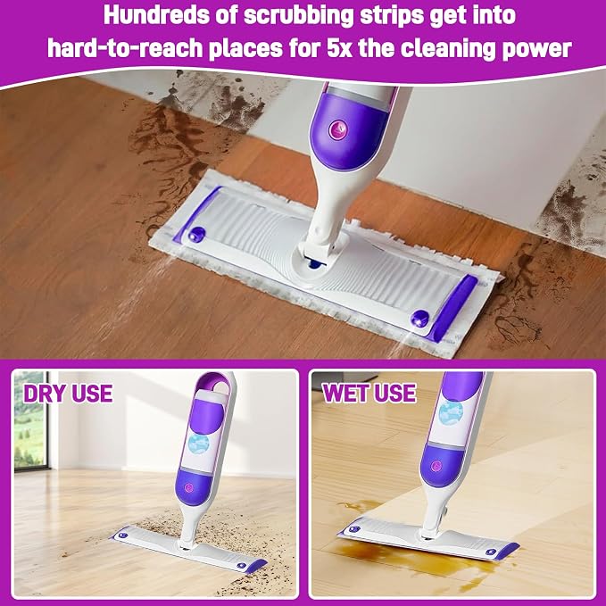 30-Pack Disposable Microfiber Power Mop Pad Refills Compatible - Image 6