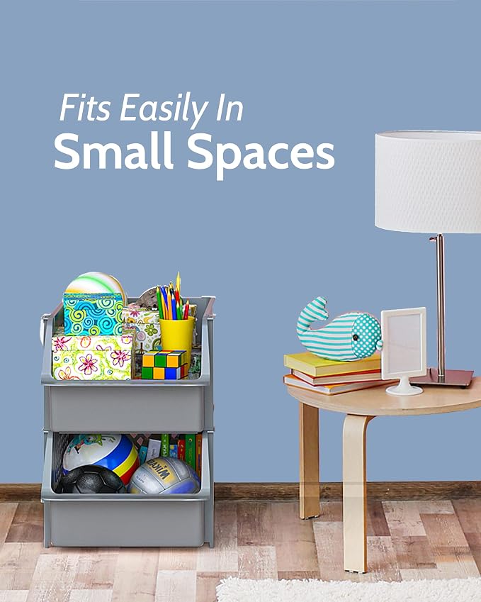 TidyFriend Plastic Stackable Storage Bins - Image 6