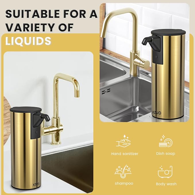 Automatic Soap Dispenser Touchless 11.8oz/350ml Four-Level Adjustable Dispenser - Image 5