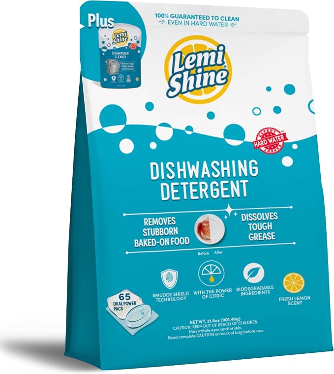 Lemi Shine Natural Dishwasher Detergent Pods by LemiShine