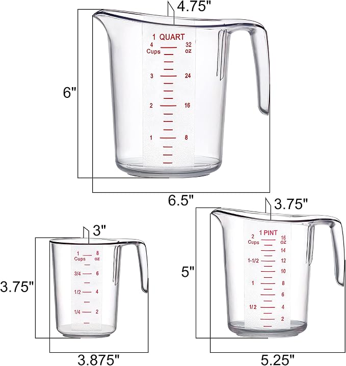 Amazing Abby - Melissa - Plastic Measuring Cups, Food-Grade Measuring Jugs - Image 5