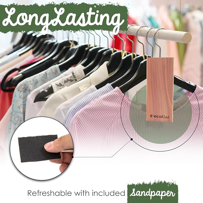 ecoKiwi Cedar Blocks for Clothes Storage - Image 6