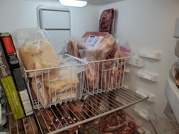 Wire Storage Baskets, Upright Freezer Organizer Bins - Image 8