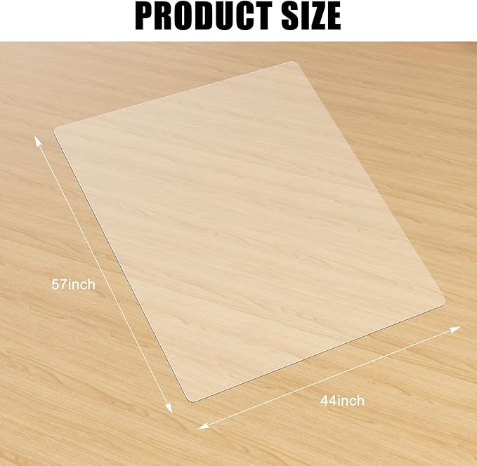 Kuyal Clear Chair Mat, Hard Floor Use - Image 7
