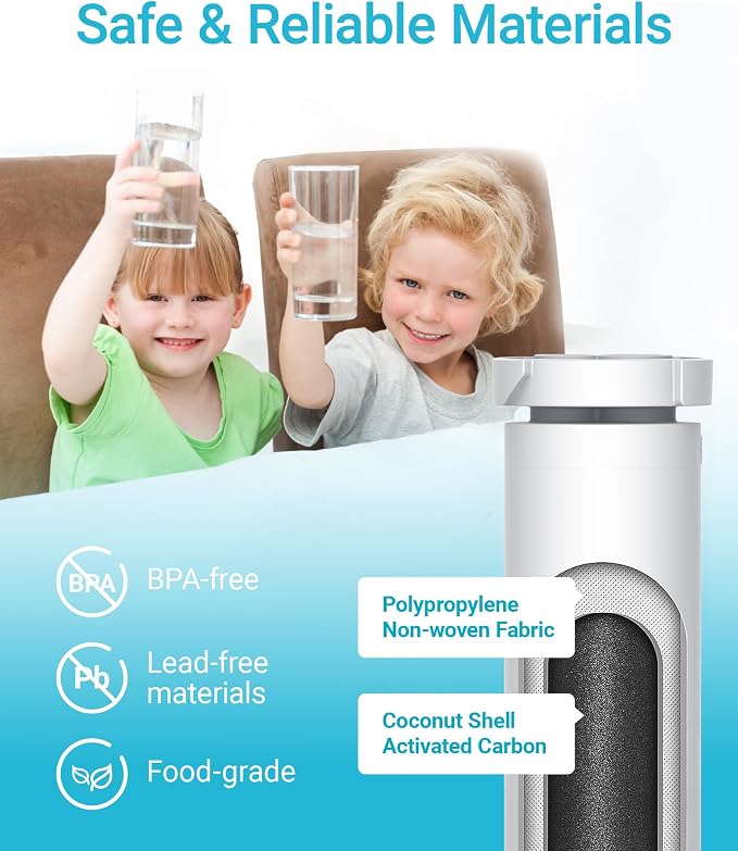 AQUA CREST XWF Replacement for GE® XWF, NSF Certified Refrigerator Water Filter - Image 6