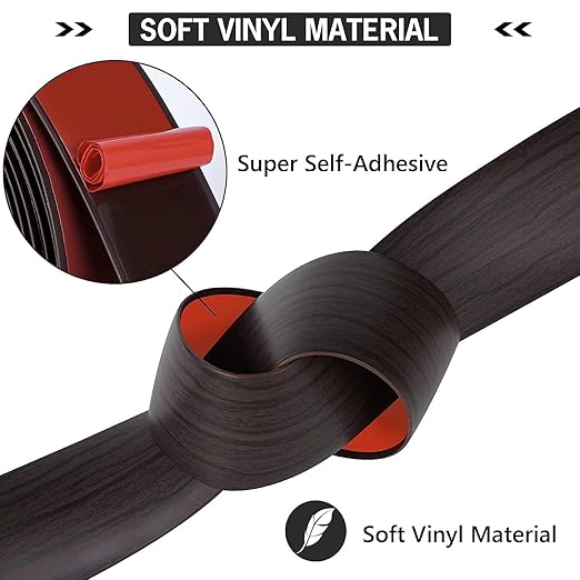 5Ft Floor Transition Strip Self Adhesive Vinyl Cover Floor Strip Flat Divider - Image 3