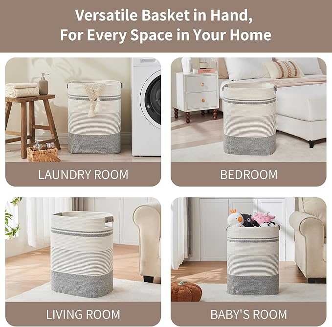 Laundry Basket with Handles - Image 3