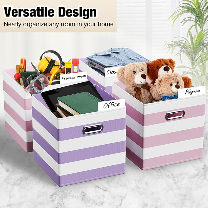 6 Pcs Fabric Storage Cubes - Image 4