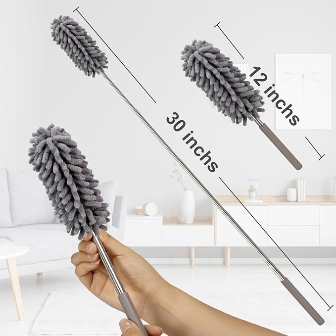 Microfiber Feather Duster for Cleaning, Sheneyron Washable Dusters, - Image 6