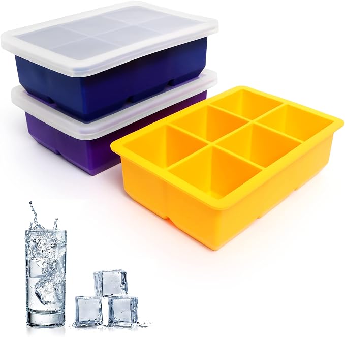 Silicone Ice Cube Trays 3 Pack - Image 2