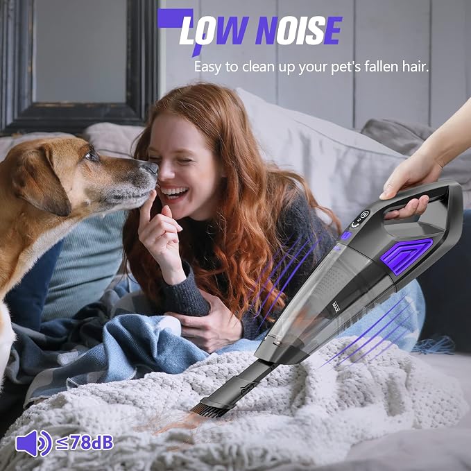 Handheld Vacuum Cordless Cleaner, Powerful Portable and Dust Buster Hand Vcauum - Image 7