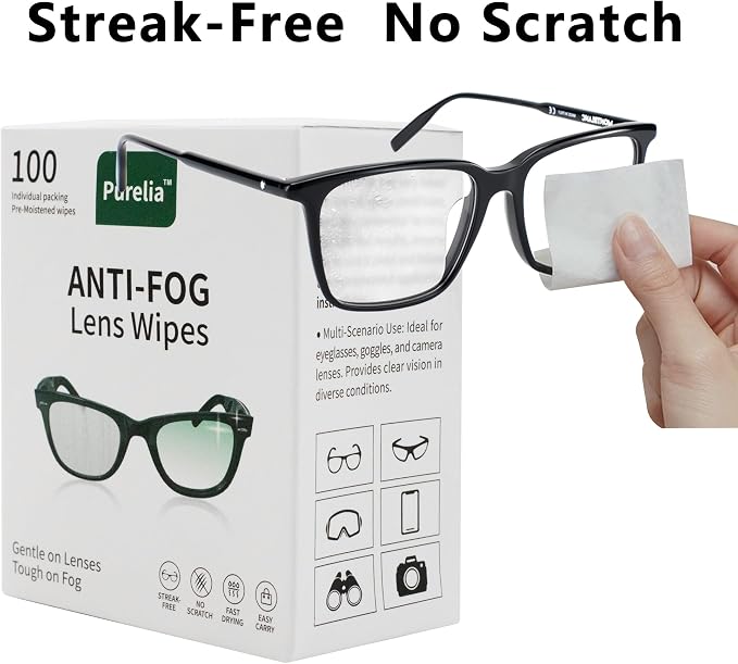 Anti-Fog Lens Wipes, Quick-Clean Lens Cloths - Image 4