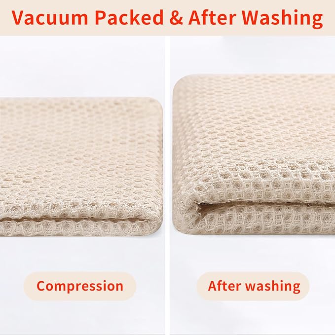 Homaxy 100% Cotton Waffle Weave Kitchen Dish Cloths, Ultra Soft Absorbent Quick - Image 7