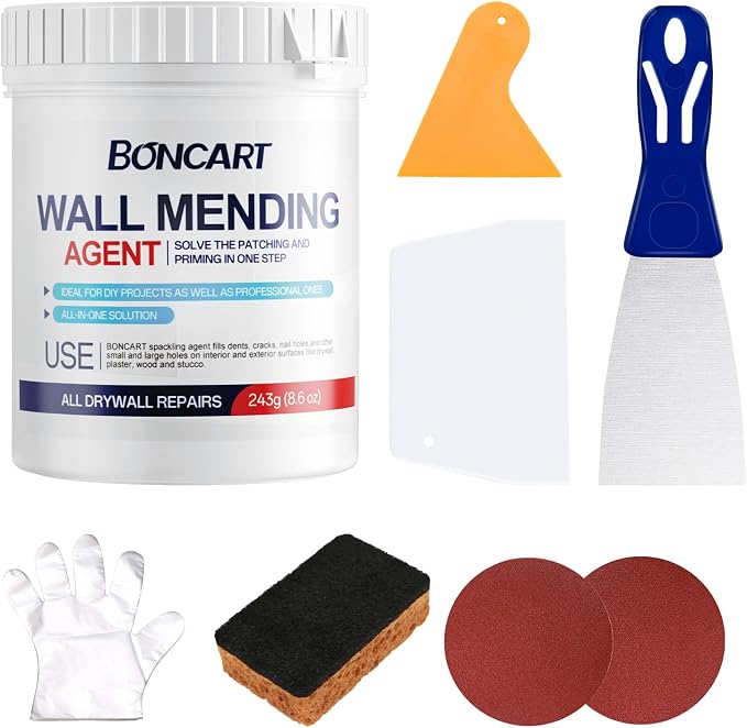 8.6oz Drywall Patch Repair Kit by BONCART