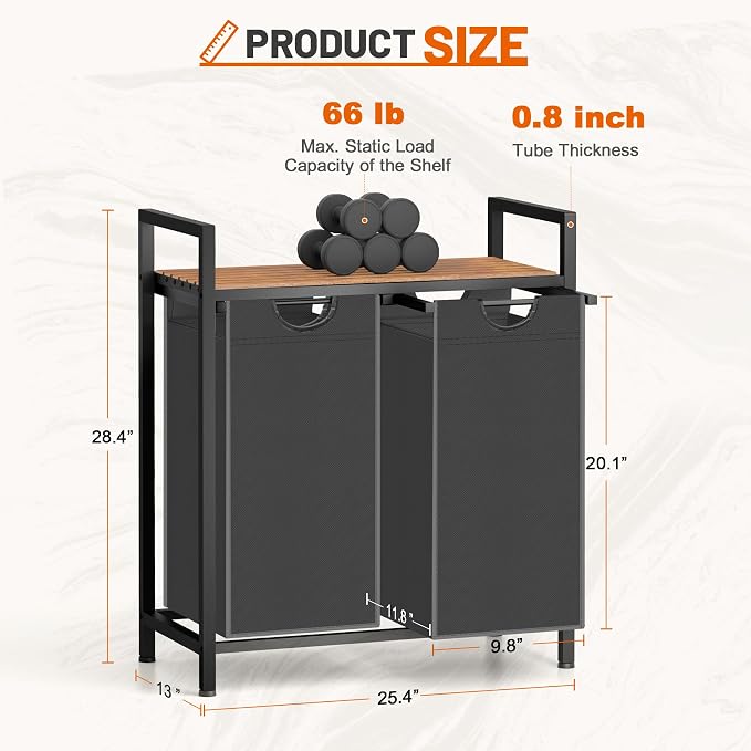 Laundry Hamper, Laundry Sorter - Image 2