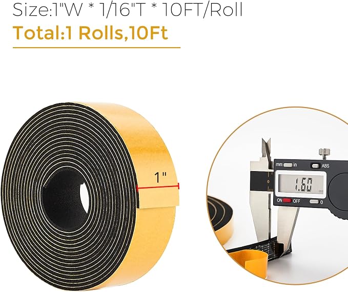 10 Feet Weather Stripping Door Seal, Window Insulation - Image 3