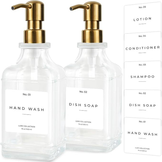 Emerson Essentials Soap Dispenser, Dish Soap Dispenser, Soap Dispenser Bathroom by Emerson+Essentials