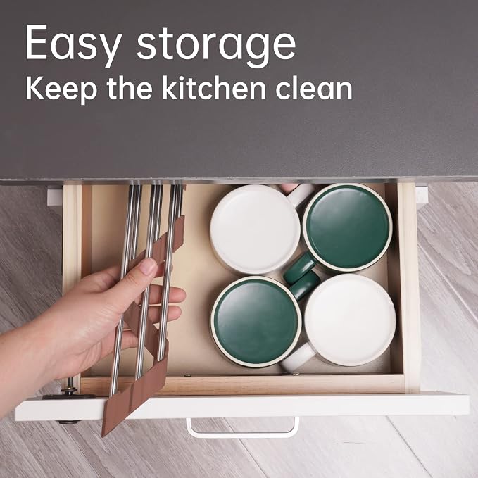 Tomorotec Triangle Roll-Up Dish Drying Rack - Image 6