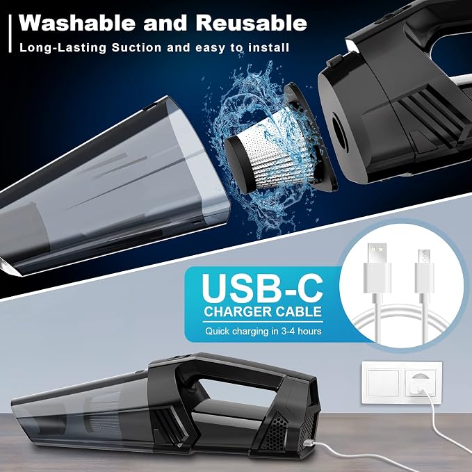 Handheld Vacuum Cordless Portable Car Vacuum - Image 4