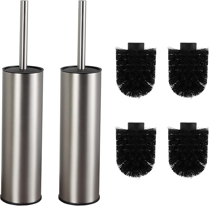 Toilet Brush and Holder, Stainless Steel Toilet Brushes by BGL