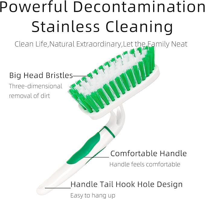 2-Pack Scrub Brush for Cleaning - Image 3