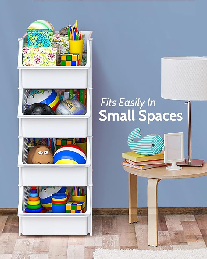 Skywin TidyFriend Plastic Stackable Storage Bins - Image 4