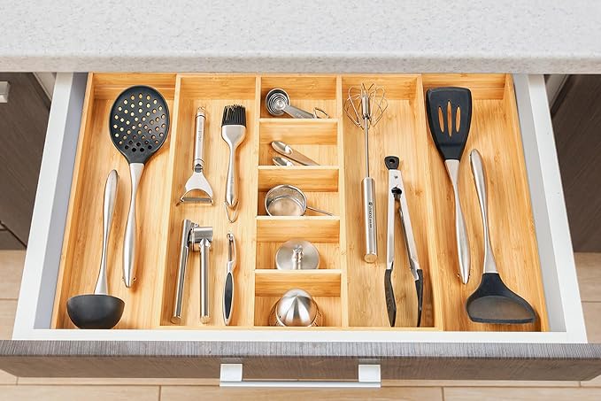 Umilife Extra Large Expandable Kitchen Drawer Organizer - Image 6